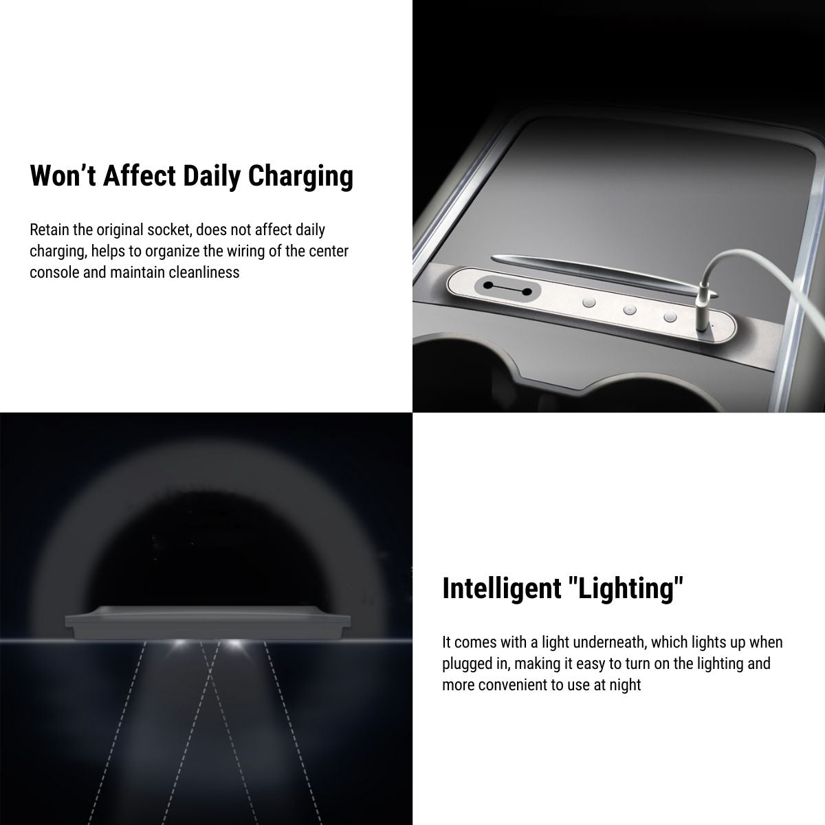 USB Hub Physical Buttons for Tesla Model 3&Y 2021-2023