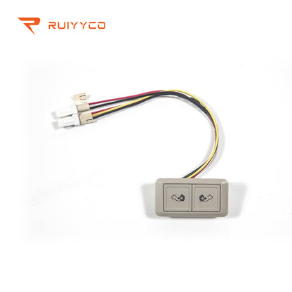 Universal Dual Front Cabin Door Control Switch — 20cm Wire & 3P Female Connector (2-Year Warranty)(QK36A200)