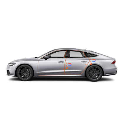 Frameless soft close door mechanism upgrade for Audi A7 Sportback.1