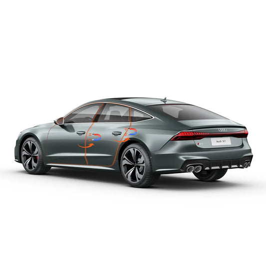 Automatic soft close door lock actuator for Audi S7 Sportback. 1