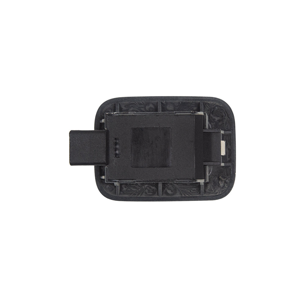 Connector detail: Back view of BK01A100 switch showing plug socket and mounting clips for Buick GL8.