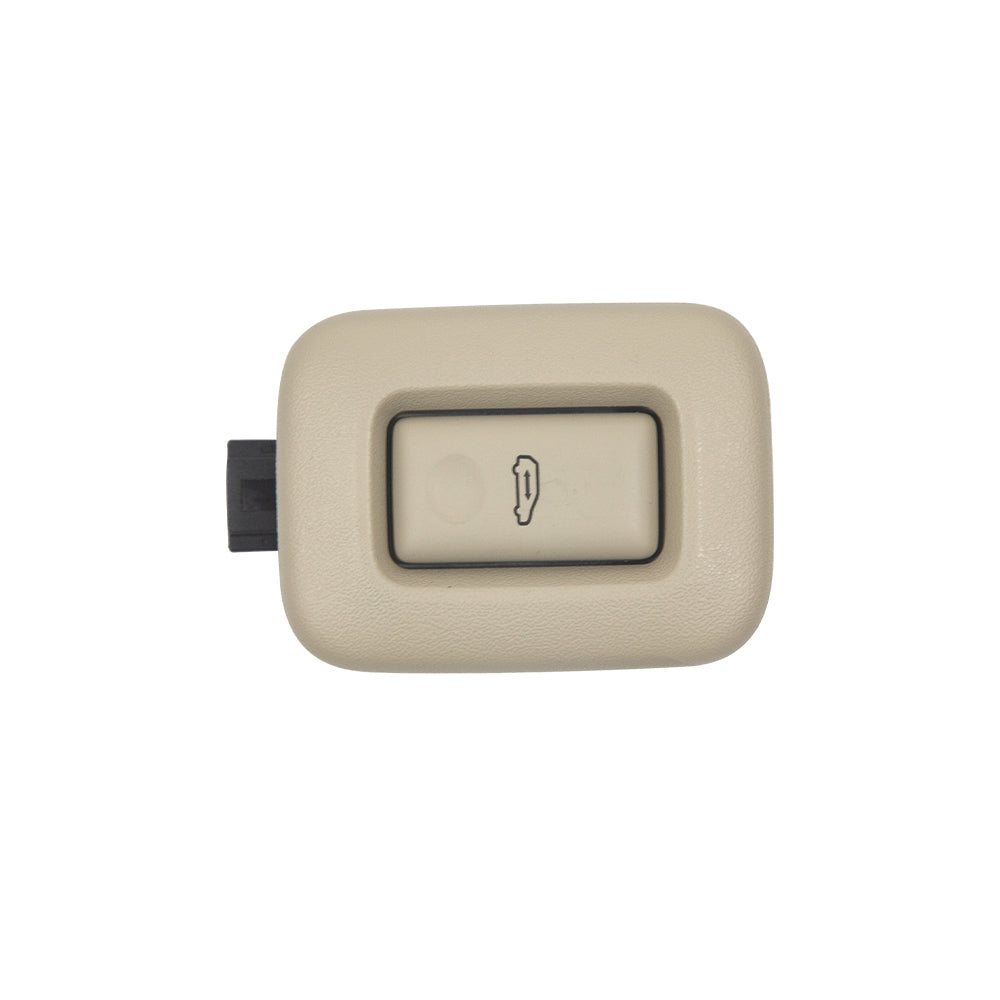 Front: Front face view: Replacement beige button for Buick GL8 power sliding door.