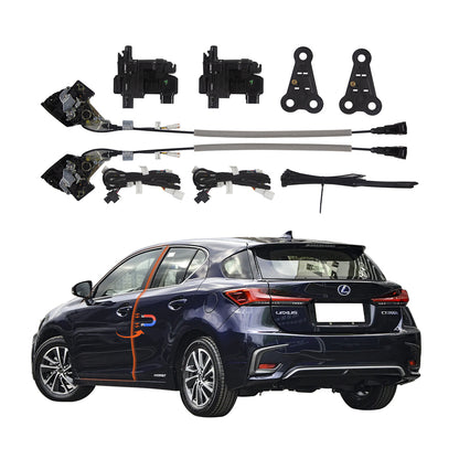 Main view: Lexus CT200h (ZWA10) electric soft close door retrofit kit with automatic suction.1