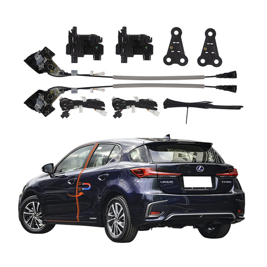Main view: Lexus CT200h (ZWA10) electric soft close door retrofit kit with automatic suction.1
