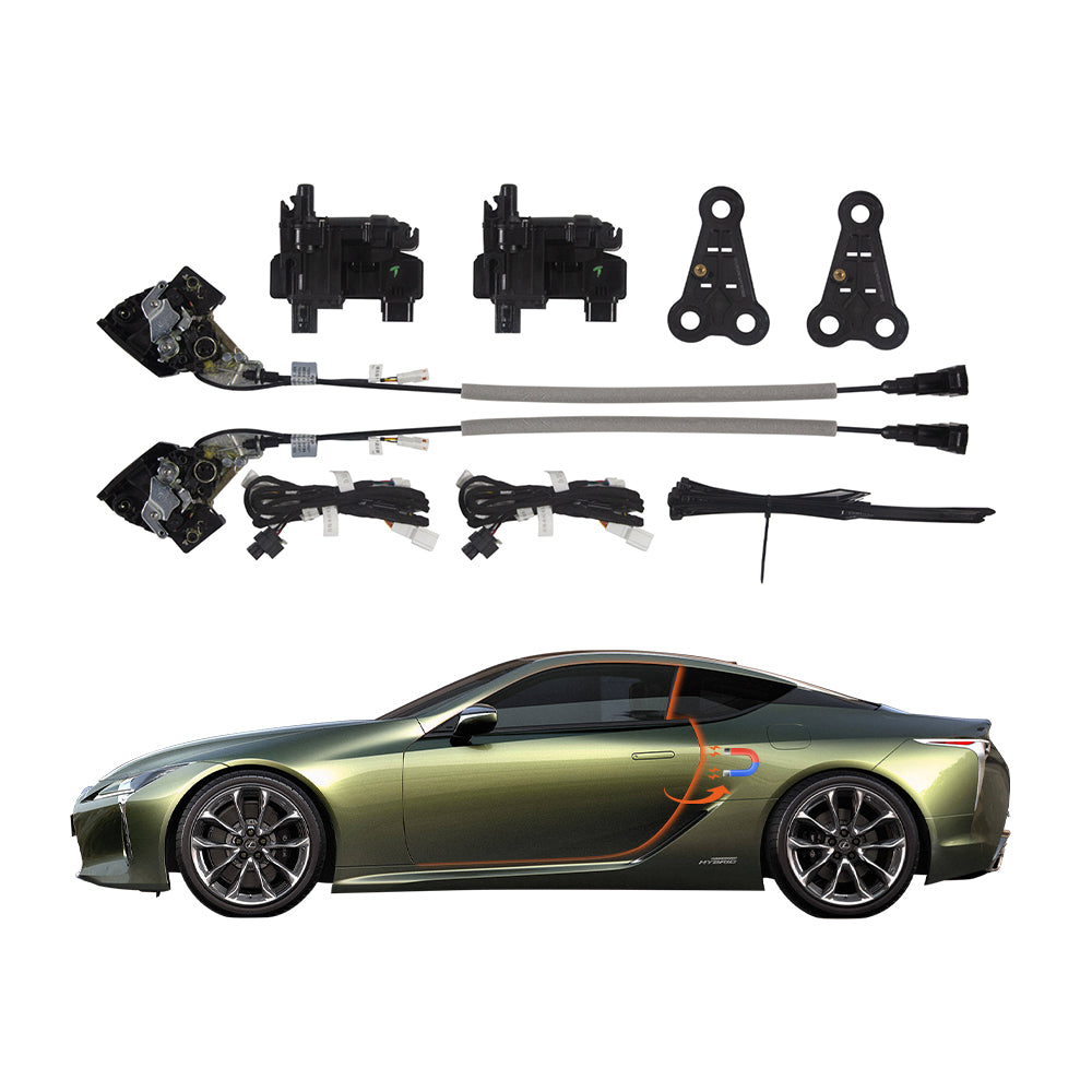 Main view: Lexus LC500 / LC500h frameless electric soft close door retrofit kit (Coupe & Convertible).1