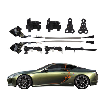 Main view: Lexus LC500 / LC500h frameless electric soft close door retrofit kit (Coupe & Convertible).1