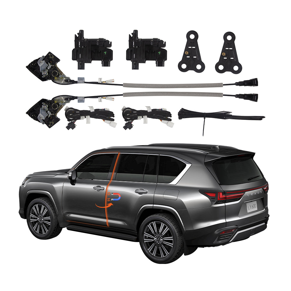 Main view: Heavy-duty electric soft close door latch for Lexus LX570 (J200) & LX600 (J310) SUV.1