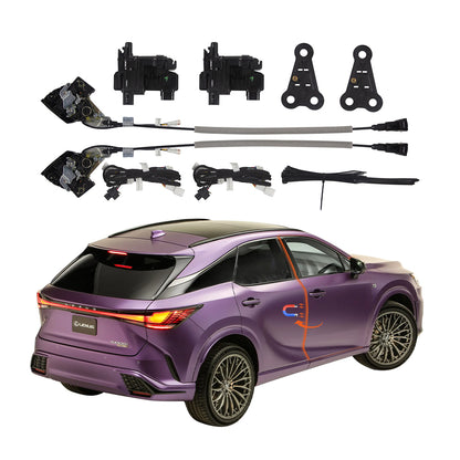 Main view: Lexus RX (RX350/RX450h/RX500h) SUV plug and play electric soft close door kit.1