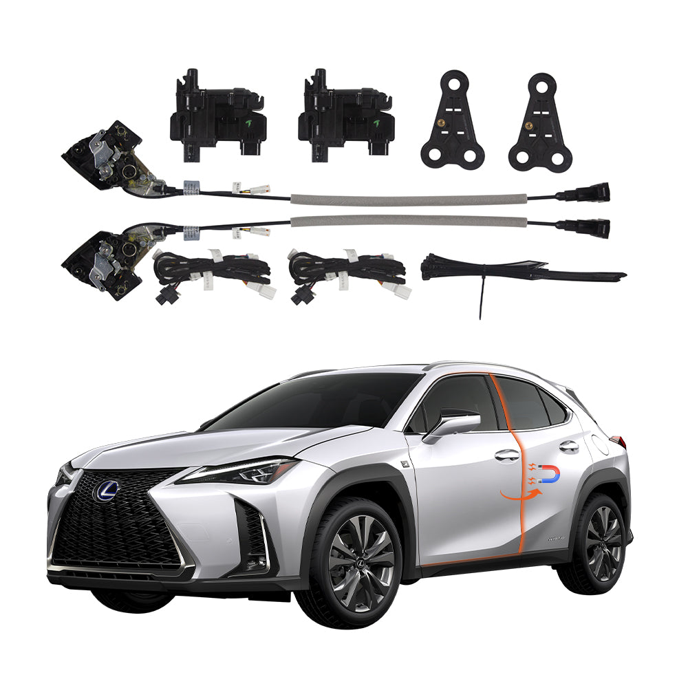 Main view: Lexus UX (UX200/UX250h/UX300e) compact SUV electric soft close door retrofit kit.1