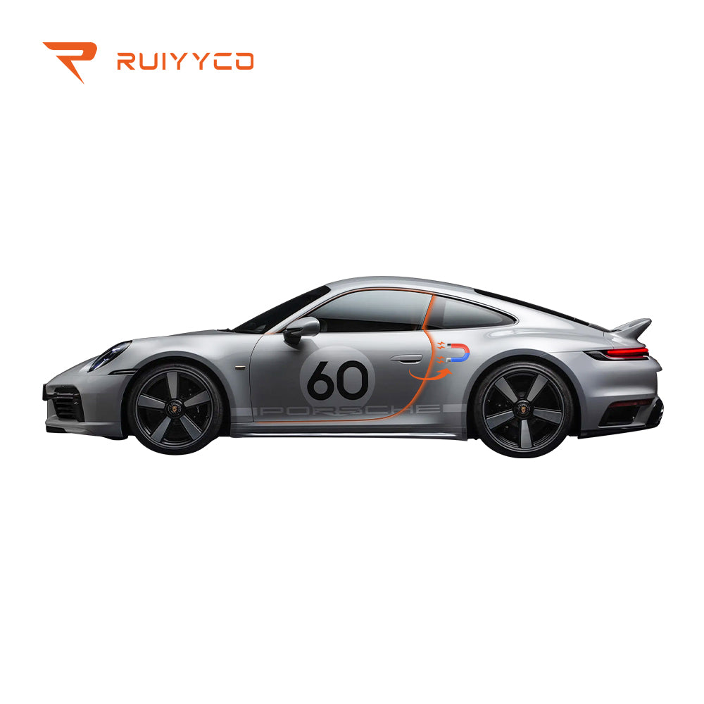 Main view: Porsche 911 (991 / 992) Carrera frameless electric soft close door retrofit kit.1