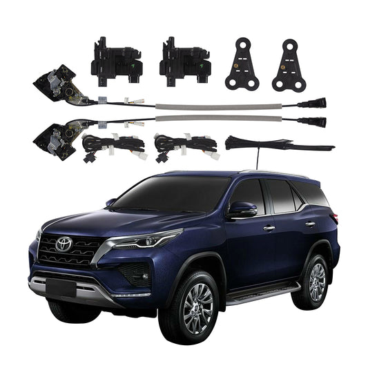 Main view: Toyota Fortuner / SW4 SUV (AN150/AN160) electric soft close door retrofit kit.1