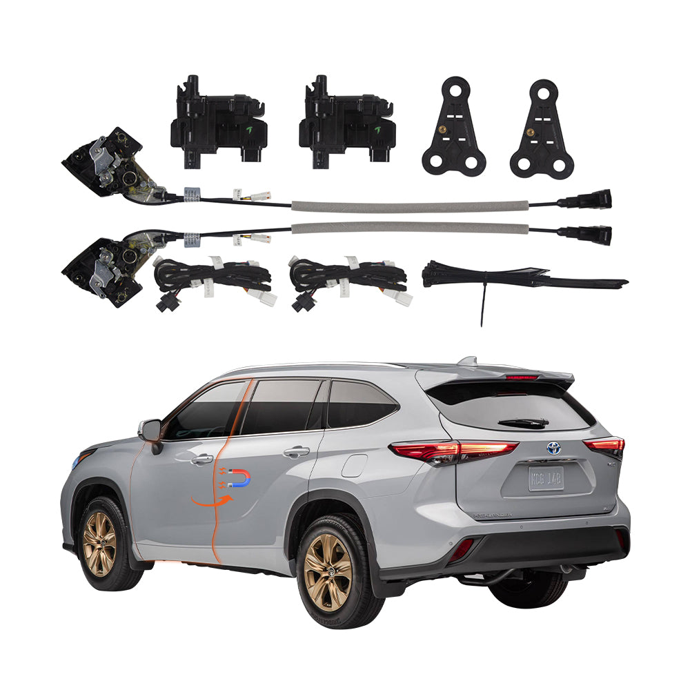 Main view: Toyota Highlander / Kluger (XU50/XU70) SUV electric soft close door retrofit kit.1