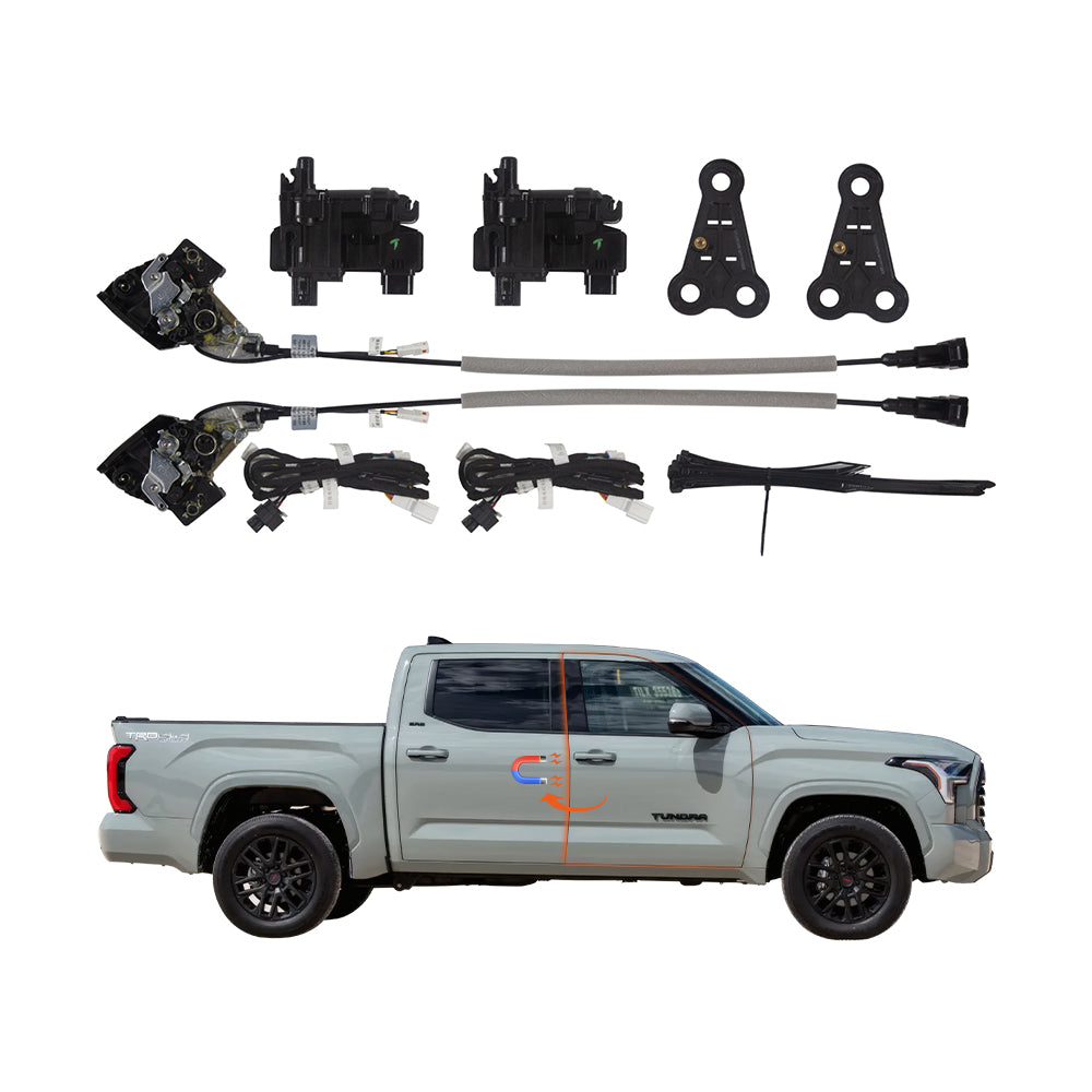 Main view: Toyota Tundra / Sequoia (XK70/XK80) heavy-duty electric soft close door retrofit kit.1