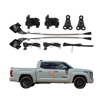 Main view: Toyota Tundra / Sequoia (XK70/XK80) heavy-duty electric soft close door retrofit kit.1