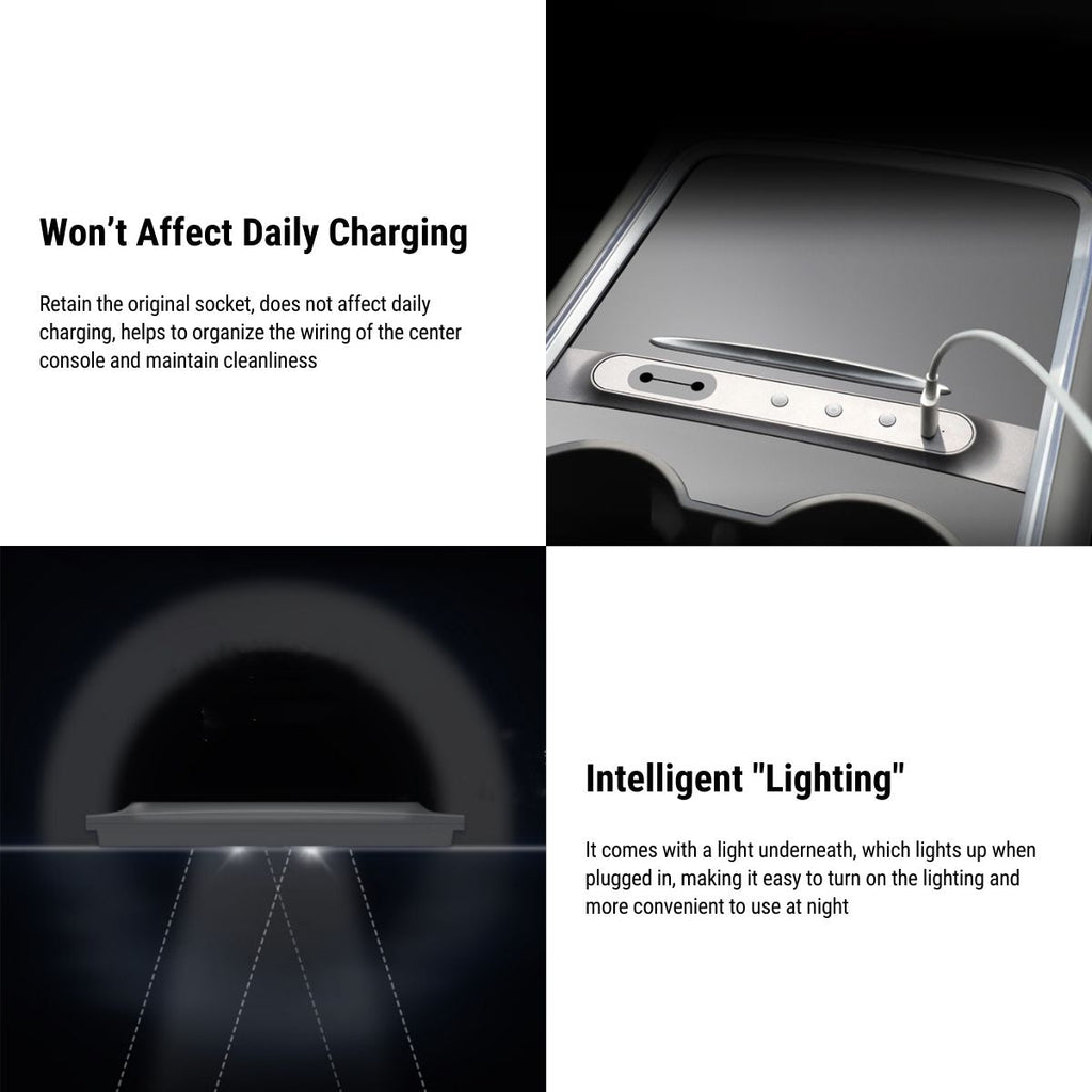 USB Hub Physical Buttons for Tesla Model 3&Y 2021-2023