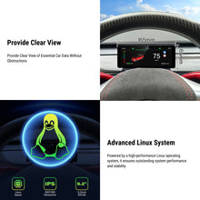 将图片加载到图库查看器，Ruiyyco6.2&#39;&#39; Dashboard Screen Display for Tesla Model 3 Highland / Model Y