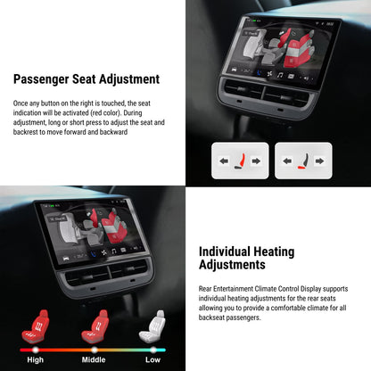 Ruiyyco7‘’ Rear Entertainment System for Model Y / 3 2018-2023